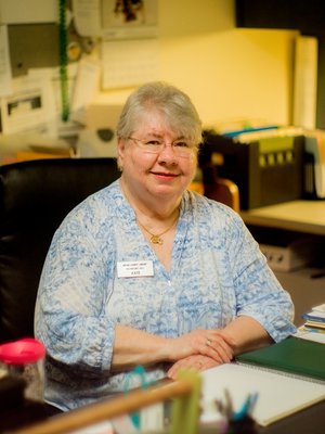 Kate Barker in Her Office 1